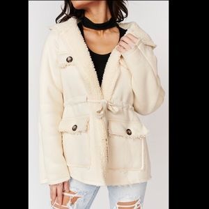 “Looking for Somebody” Faux Suede Jacket